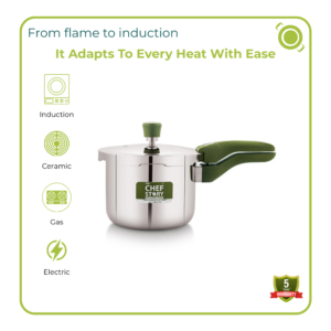 Stainless Steel Pressure Cooker Outer Lid - Haptik Series-2