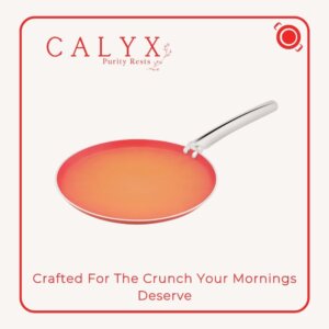 Ceramic Dosa Tawa - 28 cm - Red